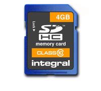 Integral INSDH4G10V1 - Tarjeta de Memoria SDHC (4 GB, Clase 10)