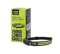 Integral LED Linterna frontal 330 + 90LM Rechargeable COB | 3 modo | Haz ancho de 230° | Sensor manual | Batería de 1200 mAh | Ideal para emergencias, en el trabajo, en interior y para uso diario