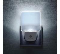 Integral LED Luz nocturna enchufable con sensor desde el anochecer hasta el amanecer | Encendido/apagado automático | Tenue | Transparente | Ideal para dormitorios y lugares de paso | Pack de 5