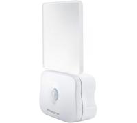 Integral Luz nocturna LED con sensor de movimiento, con enchufe, detector de movimiento, rellanos, escaleras, entradas, cocinas, dormitorios, dormitorio bebé [Clase de energía A+] Transparente