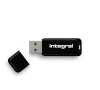 Integral - Memoria Flash USB 3.0 con Tapa (64 GB), Color Negro