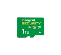 Integral microSDXC 1 TB Alta Resistencia, UHS-I V30 U3 A2 CL10, CCTV, dashcam, Seguridad hogar, cámara bebé/Corporal, hasta 190 h sobrescritura y 193 000 h grabación Cont.