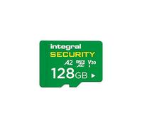 Integral microSD 128 GB Alta Resistencia, UHS-I V30 U3 A2, 4K CCTV, Dash CAM, Seguridad hogar, cámara bebé y Corporal, hasta 24 h sobrescritura y 24 000 h grabación Continua