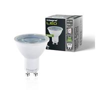 Integral pack de 4 bombillas GU10 LED verde - 5 W (equivalente a 50 W), ángulo de haz de 40° - Para expositores, restaurantes, hoteles, jardines, decoración e iluminación ambiental