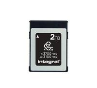 Integral Studio Grade CFexpress 4.0 Tipo B 2TB Tarjeta de Memoria - 3700 MB/s de Lectura, 3100 MB/s de Escritura, 1600 MB/s de Escritura sostenida - cámaras cinematográficas avanzadas y cámaras DSLR