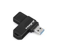 Integral Swivel Black 64GB Memoria USB, 3.2 Gen 1 Tipo A, Negra