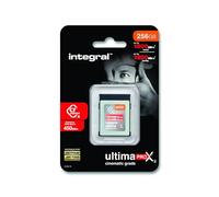 Tarjeta de Memoria Integral CFexpress Tipo B 2.0 256GB, 8K Raw y 4K 120 FPS, Lectura 1800MB/s, Escritura 1200MB/s, Escritura Sostenida 450MB/s, Diseñada para Fotógrafos y Cineastas Profesionales