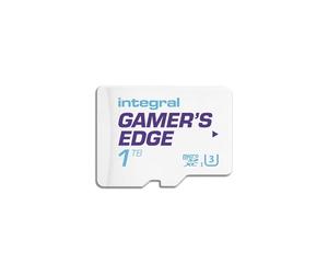 Integral Tarjeta Micro SD Gamer's Edge de Integral 1TB para Nintendo Switch - Carga, Guarda y almacena con rapidez Juegos, DLC y Datos, creada para Nintendo Switch, Switch Lite y Switch OLED.