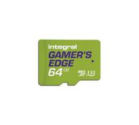 Integral Tarjeta Micro SD Gamer's Edge de Integral 64GB para Nintendo Switch - Carga, guarda y almacena con rapidez juegos, DLC y datos, creada para Nintendo Switch, Switch Lite y Switch OLED.