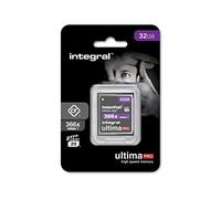 Integral tarjeta profesional Compact Flash de 32GB UDMA-7 366x VPG-20 55MB/s de lectura y 25MB/s de escritura de alta velocidad