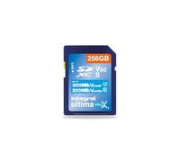 Integral Tarjeta SD de 256GB UHS-II V60 con Lectura de hasta 300 MB/s y Escritura de 200 MB/s. Tarjeta de Memoria Profesional SDXC