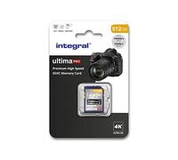 Integral Tarjeta SD de 512 GB 4K Ultra-HD Video Alta Velocidad Tarjeta SDXC hasta 100 MB/s Tarjeta de Memoria SDXC V30 UHS-I U3 Clase 10