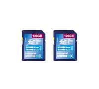 Integral Tarjeta SD UHS-II de 128 GB Pack de 2 V60 hasta 300 MB/s de Lectura y 100 MB/s de Escritura 1733X SDXC Tarjeta de Memoria Profesional de Alta Velocidad