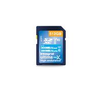 Integral Tarjeta SD de 512 GB UHS-II v90 con velocidades de Lectura de hasta 300 MB/s y velocidades de Escritura de 280 MB/s, Tarjeta de Memoria de óptima Velocidad Profesional SDXC