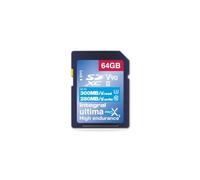 Integral Tarjeta SD de 64 GB UHS-II v90 con velocidades de Lectura de hasta 300 MB/s y velocidades de Escritura de 280 MB/s, Tarjeta de Memoria de óptima Velocidad Profesional SDXC