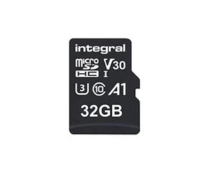 Integral UltimaPro - Memory Card 32 GB microSDHC/100 MB / s/ Class 10 UHS-I U3/ V30 + Adapter