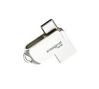 Integral Unidad Flash 32GB 360-Dual USB 3.2 Gen 1 Tipo A & USB-C - Transferencias de 5Gbps - Plug & Play - Compatible con PC, portátil, Smartphones, iPhone 15/16, MacBook Pro/Air y iPad Pro