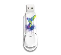 Integral Unidad USB 3.2 XPression de 128GB con Diseño de Colibrí - Colorido y Vibrante Pendrive, Almacenamiento Externo para Trabajo, Estudio y Ocio