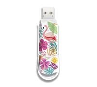 Integral Unidad USB 3.2 XPression de 128GB con Diseño de Flamenco - Colorido y Encantador Pendrive, Almacenamiento Externo para Trabajo, Estudio y Ocio