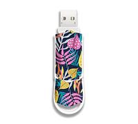 Integral Unidad USB 3.2 XPression de 128GB con Diseño de Hoja - Elegante y Vibrante Pendrive, Almacenamiento Externo para Trabajo, Estudio y Ocio