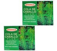 Integralia Cola de Caballo Plus - Pack Ahorro 2 x 60 Cápsulas - Con Diente de León, Ortosifón y Estigmas de Maíz - Suplemento Diurético y Depurativo Natural - Combate la Retención de Líquidos