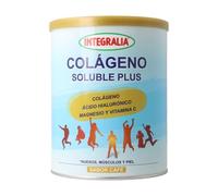Integralia Colágeno Soluble Plus 300gr Polvo - Con Magnesio, Vitamina C y Ácido Hialurónico - Sin Cafeína - Sabor Café