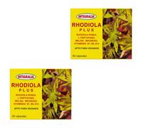 Integralia Rhodiola Plus - Pack Ahorro 2 x 60 Cápsulas Veganas - Rhodiola Rosea, L-Triptófano y Melisa - Con Magnesio y Vitaminas B1, B6 y B12 - Complemento Alimenticio