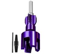 Integrated Internal & External Pipe Threading Tool, 2 Purpose Pipe Extractor, Heavy-Duty Plumbing Opener, Rust-Resistant and Strong Design for Basement Repairs, Garage Maintenance