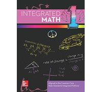 Integrated Math 1 Teacher Edition
