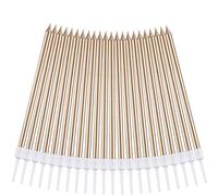 Integrity.1 30 Piezas Metálicas Velas de Cumpleaños,Velas de Cupcake Largas y Delgadas,Velas Decoraciones para Fiesta Cumpleaños Boda(Champán)