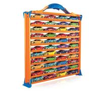 Intek Hot Wheels: Rack N' Track Car Case - Play and Build (Stores up to 44 Cars) (HWCC9)