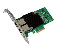Intel X550-T2 Interno Ethernet 10000Mbit/S Adaptador y Tarjeta de Red - Accesorio de Red (Interno, AláMbrico, Pci-E, Ethernet, 10000 MBit/S, Verde, Plata)