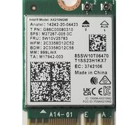Intel AX210 IEEE 802.11ax - Adaptador combinado Bluetooth 5.3 de tres bandas Wi-Fi/Bluetooth