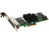 Intel I350T4V2 adaptador y tarjeta de red - Accesorio de red (Alámbrico, PCI-E, Ethernet, 1000 Mbit/s, Intel I350, 10/100/1000BaseT(X)) Verde, Plata