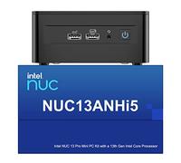 Intel NUC 13 Pro NUC13ANHi5 Arena Canyon Mini PC, i5-1340P, sin RAM, sin SSD, sin Sistema operativo, Mini computadora para Oficina en casa, Conecta hasta una 8K o Cuatro Pantallas 4K y Wi-Fi 6E