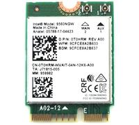 Intel Wireless-Ac 9560 - Tarjeta de red, M.2 2230, 2X2 Ac+Bt, Gigabit, No Vpro