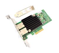 Intel X550-T2 Interno Ethernet 10000Mbit/S Adaptador y Tarjeta de Red - Accesorio de Red (Interno, AláMbrico, Pci-E, Ethernet, 10000 MBit/S, Verde, Plata)