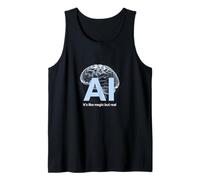 Inteligencia artificial AI como magia pero real Camiseta sin Mangas