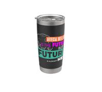 Inteligencia Artificial - IA - es el futuro ya está aquí Vaso térmico de acero inoxidable de doble pared