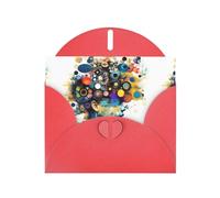 Inteligencia Artificial Impresión Cerebro Hebilla Amor Hebilla Papel Perla, Regalos Para Tarjetas De Cumpleaños Con Hoja De Accesorios, Tarjeta De Notas Sobre