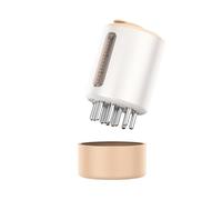 Inteligencia eléctrica cuero cabelludo cepillo de masaje aplicador cuidado del cabello aceite esencial bola masaje luz roja sacudida cabello artefacto generativo