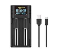 Inteligente 21700 18650 Cargador de batería,LCD 21700 Cargador de batería 21750 21700 18650 Cargador 20700 22700 26650 26700 16340 (rcr123) 17650 17670 Ni-MH/Ni-CD AA AAA Batería Recargable