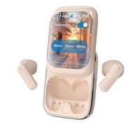 Inteligente Earbuds In-Ear - Pantalla Táctil Inalámbricos Auriculares, Cancelación de Ruido | Pantalla a todo color, Slider Earbuds For Phones Laptops, Dispositivo de Música Portátil, Sonido de Alta