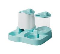 inteligente para mascotas, dispensador automático de agua para alimentos, cuenco de gran capacidad antiderrames, bandeja doble sin BPA, función de temporizador de estación de alimentación