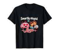 Inteligentemente estúpido en el Amor Parejas una célula Cerebral Camiseta