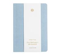 Intelligent Change Daily Essential Notebook - Light Blue - Lined Soft Cover Notebook for School and Work - Blank Notepad for Notes, To-Do Lists, Creative Writing - Encourages Productivity, Mindfulness