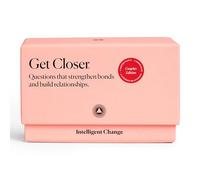 Intelligent Change Let’s Get Closer: Couple’s Edition (100 Prompt Cards) - Question and Answer Card Game for Adults - Conversation Starters to Strengthen Relationships and Inspire Emotional Intimacy