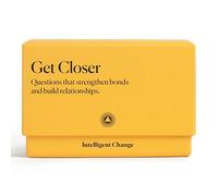 Intelligent Change Let's Get Closer (100 tarjetas de aviso) - Iniciadores de conversación para romper el hielo y actividades de vinculación - Juego de preguntas y respuestas para amigos, familiares y