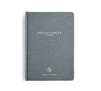 Intelligent Change A5 Quarterly Productivity Planner (3 Months) - 90 Day Life Planner for Focus and Time Management - Project Organizer with Habit and Mood Trackers - Minimalist Black Notebook