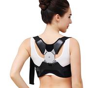 Intelligent Corrector Back Shoulder Neck Support Brace Smart Rechargeable Humpback Vibrating Reminder Adults (Color Pink, Size : M for Weight 45-60KG)